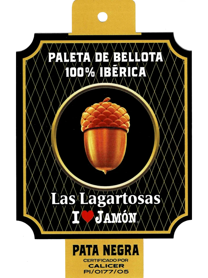 Etiqueta Paleta Bellota